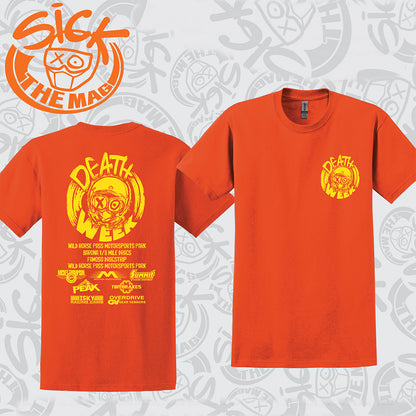 Death Week All Track Shirt (Available in Tan & Orange)