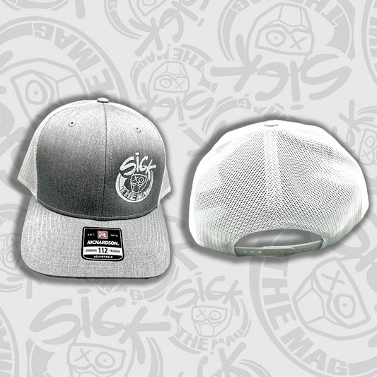 Gray & White Richardson Snapback Hat