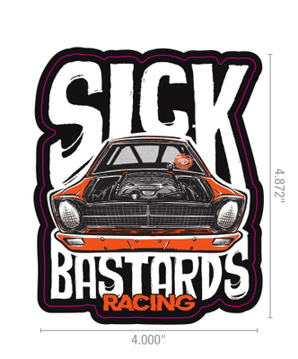 Sick Bastards Racing Sticker