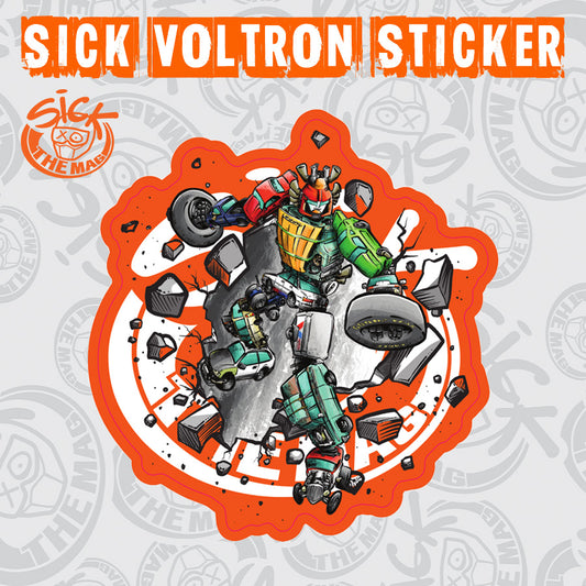 Sick Voltron Sticker