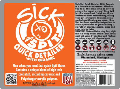 Sick Spit Ceramic Quick Detailer 16oz