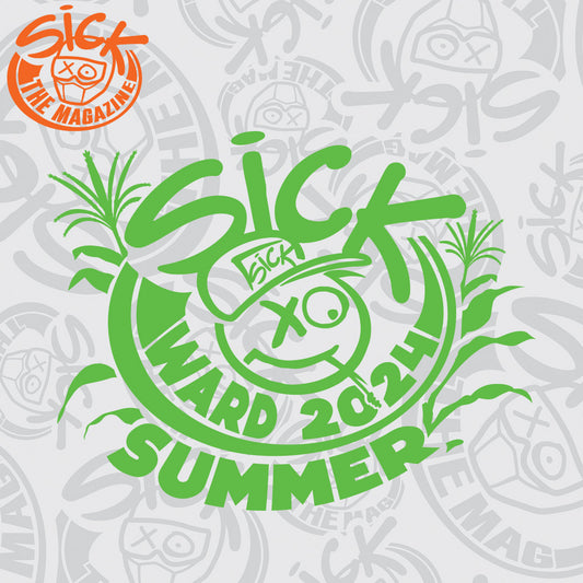 Sick Summer Sick Ward 2024 Die Cut Sticker