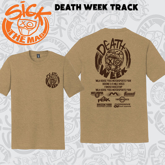 Death Week All Track Shirt (Available in Tan & Orange)