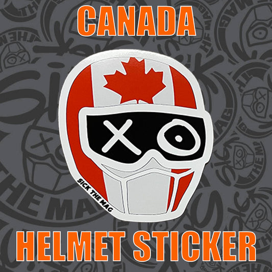 Canada Helmet Sticker
