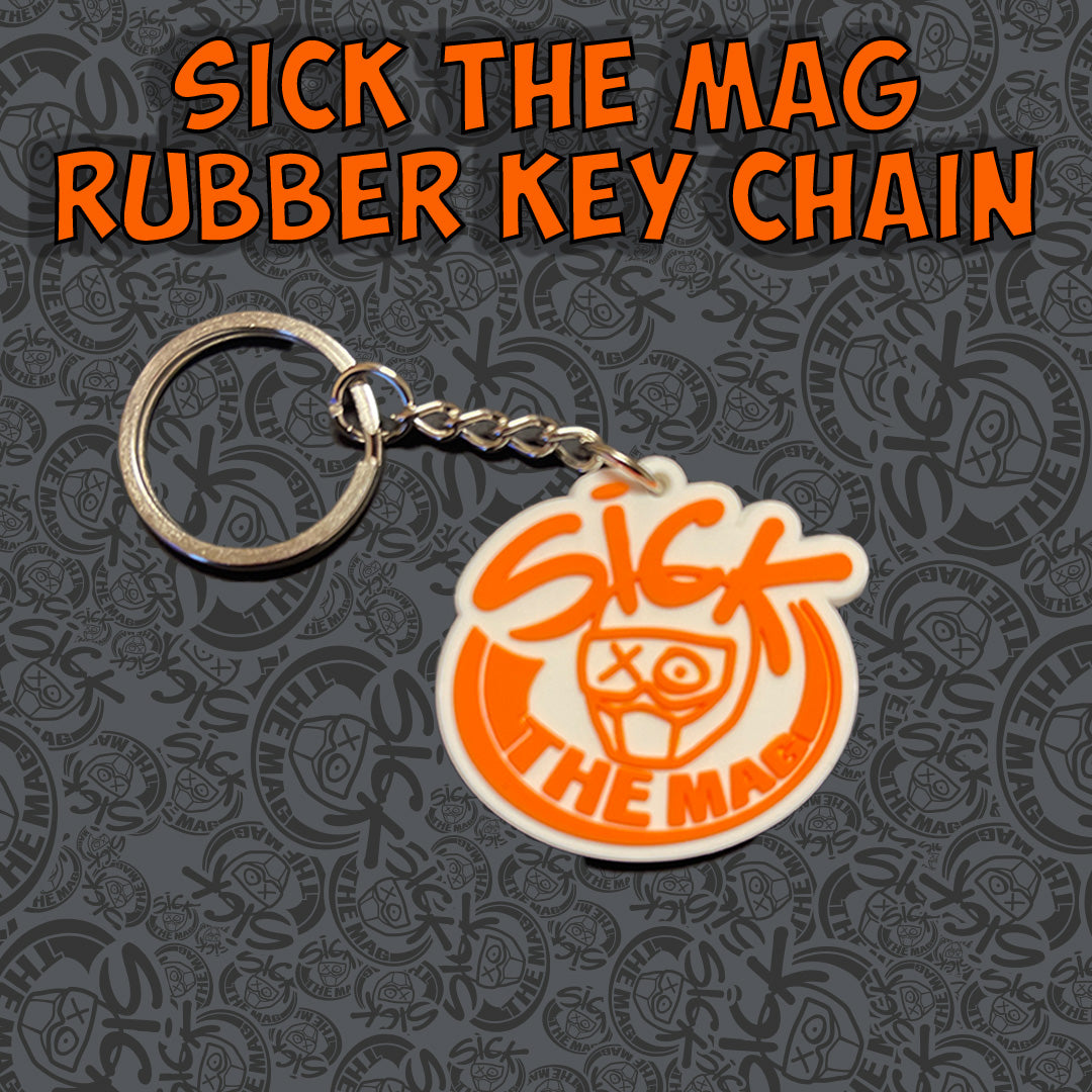 Sick The Mag Rubber Keychain