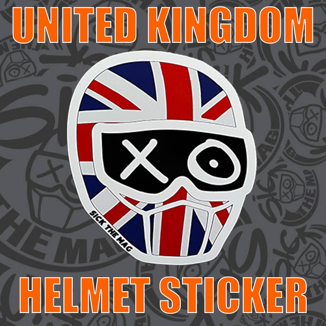 U.K. Helmet Sticker