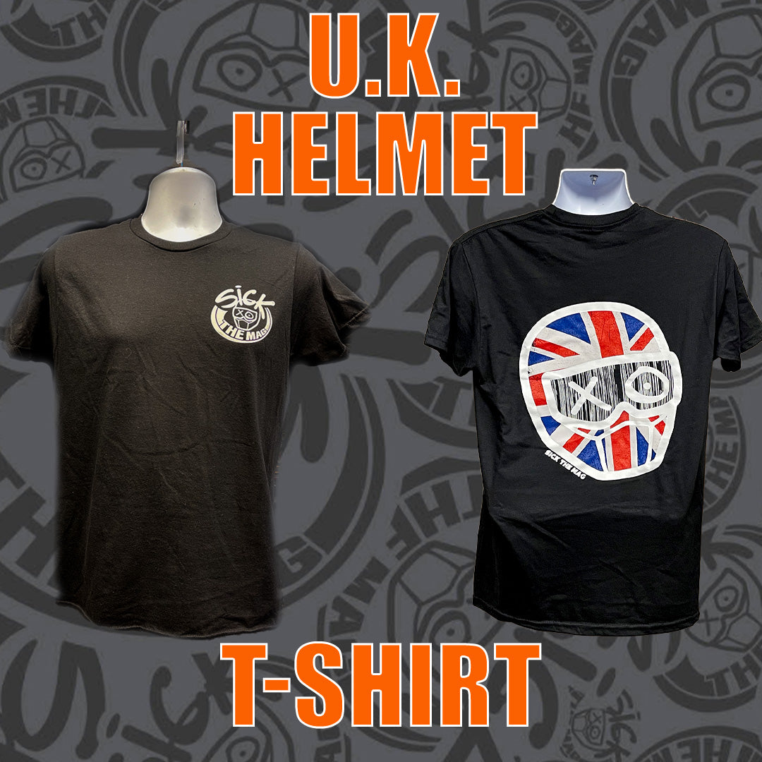 United Kingdom Helmet T-Shirt